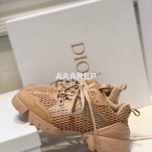 Replica Dior D-Connect Sneaker Nude Mesh KCK280