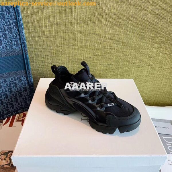 Replica Dior D-Connect Sneaker Technical Fabric Black 6