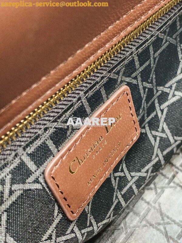 Replica Dior My ABCdior Lady Dior Bag M0538 Dark Brown 10