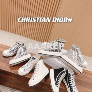 Replica Dior Walk'n'Dior High-top Platform Sneaker KCK382P T02