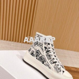 Replica Dior Walk'n'Dior High-top Platform Sneaker KCK382P T06 2