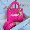 Replica Dior My ABCdior Lady Dior Bag M0538 Powder Pink Cannage Lambsk