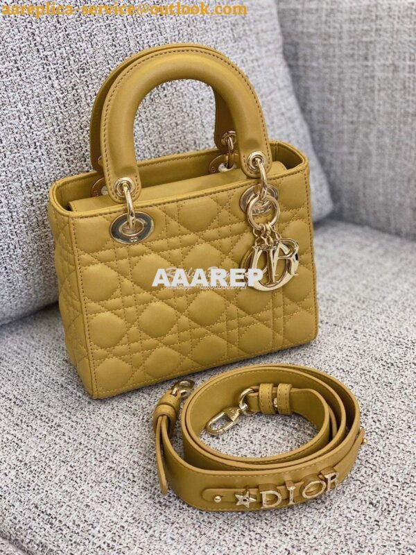 Replica Dior My ABCdior Lady Dior Bag M0538 Yellow 2