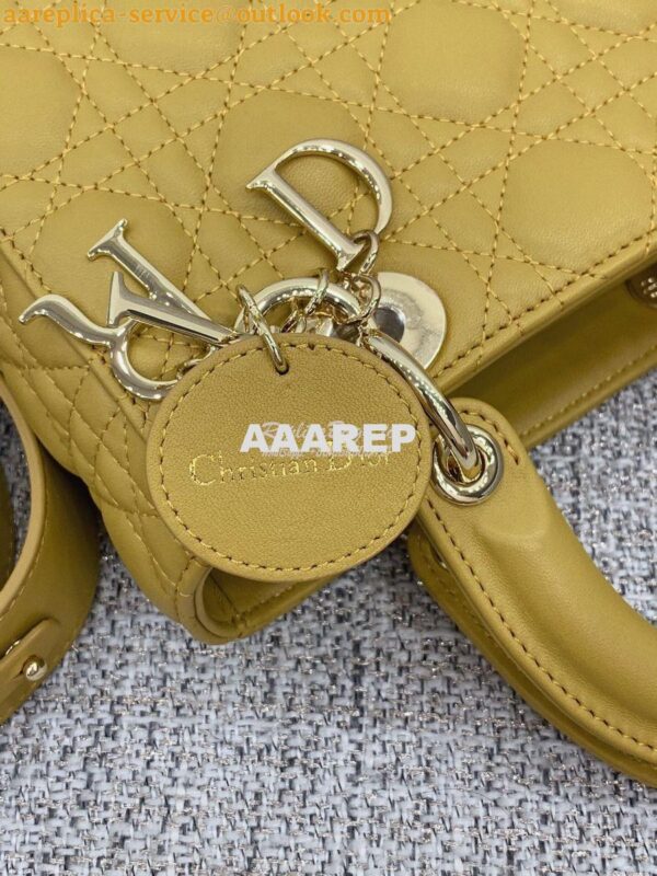 Replica Dior My ABCdior Lady Dior Bag M0538 Yellow 5