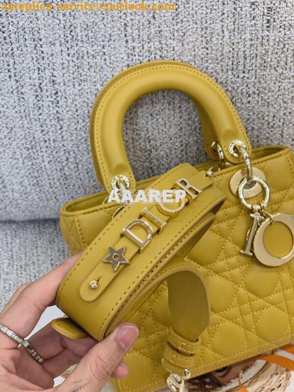 Replica Dior My ABCdior Lady Dior Bag M0538 Yellow 6