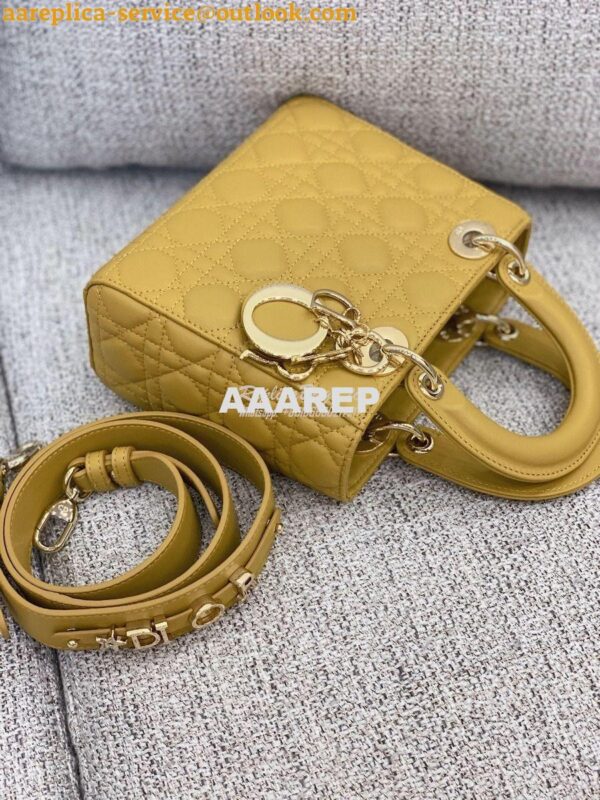 Replica Dior My ABCdior Lady Dior Bag M0538 Yellow 7