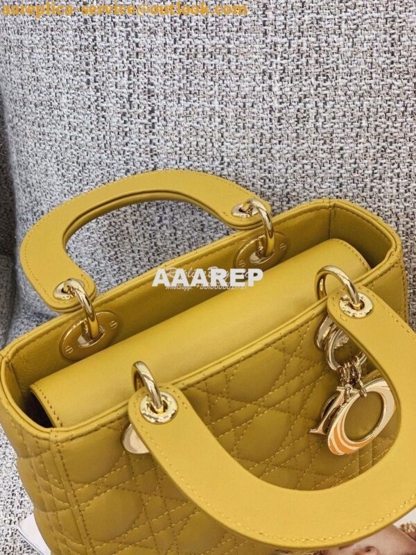 Replica Dior My ABCdior Lady Dior Bag M0538 Yellow 9
