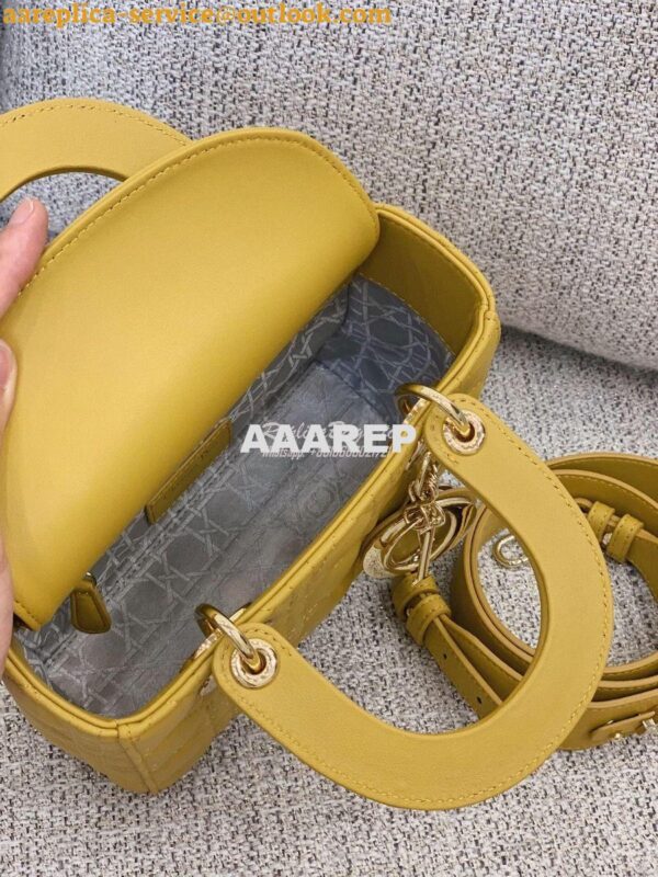 Replica Dior My ABCdior Lady Dior Bag M0538 Yellow 10