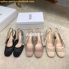 Replica Dior & Moi Slingback Pump Cream Cannage Mesh Embroidery KDP890