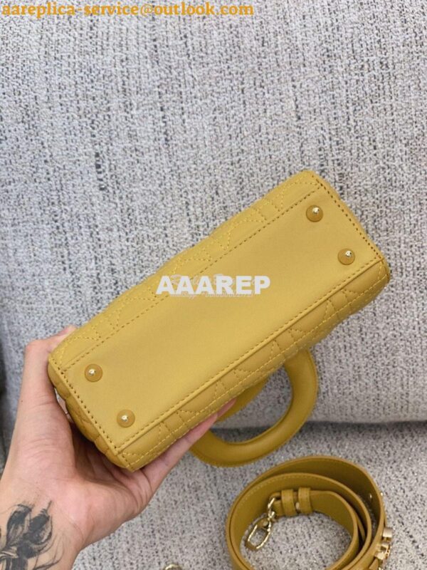 Replica Dior My ABCdior Lady Dior Bag M0538 Yellow 13