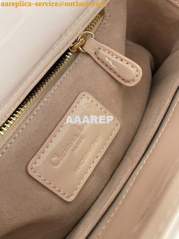 Replica Dior My ABCdior Lady Dior Bag Patent Calfskin M0538 Powder Pin 7