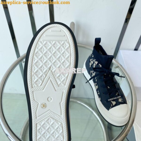 Replica Dior Walk'N'dior Platform Sneaker Oblique Technical Mesh and C 12