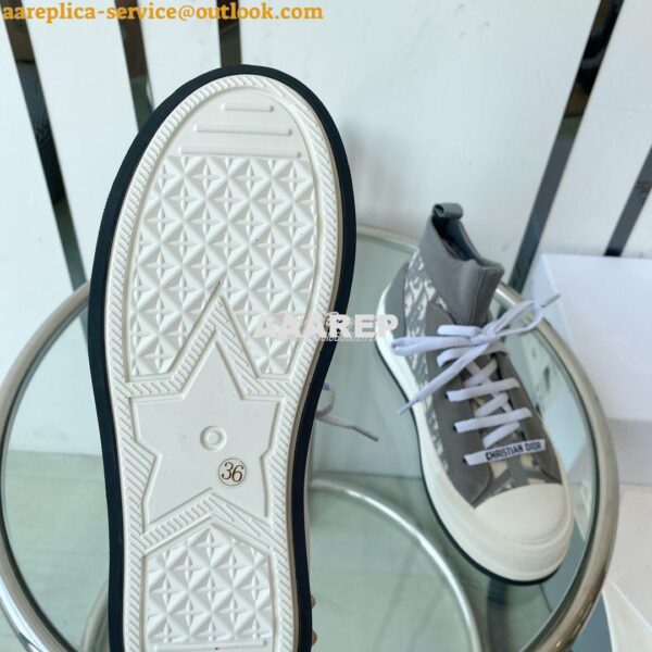 Replica Dior Walk'N'dior Platform Sneaker Oblique Technical Mesh and C 21