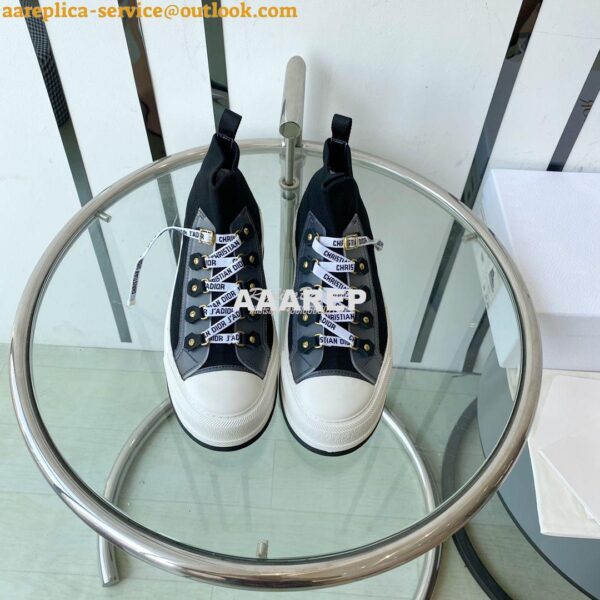 Replica Dior Walk'N'dior Platform Sneaker Oblique Technical Mesh and C 22