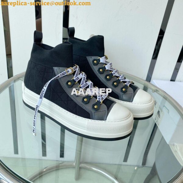 Replica Dior Walk'N'dior Platform Sneaker Oblique Technical Mesh and C 24