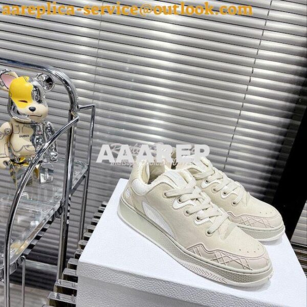 Replica Dior x ERL 2023 Suede Cannage Sneakers Men Female 5