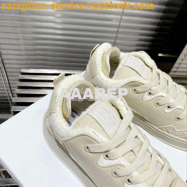 Replica Dior x ERL 2023 Suede Cannage Sneakers Men Female 10