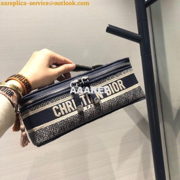Replica Dior Oblique Travel Jewelry Case S5418 3