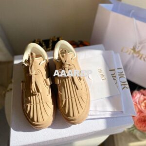 Replica DiorID Sneaker Beige Rubber and Calfskin KCK278 2