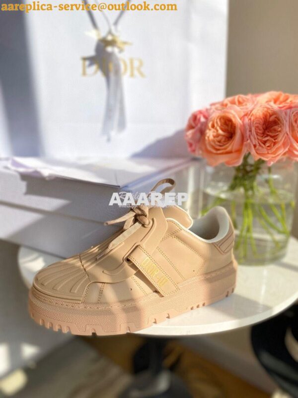 Replica DiorID Sneaker Beige Rubber and Calfskin KCK278 3