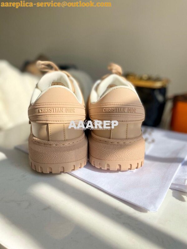 Replica DiorID Sneaker Beige Rubber and Calfskin KCK278 9