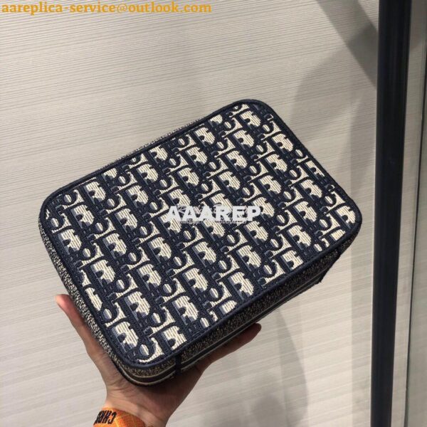 Replica Dior Oblique Travel Jewelry Case S5418 8