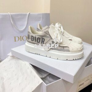 Replica DiorID Sneaker Gray Reflective Technical Fabric KCK309