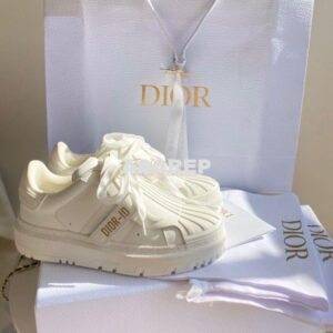 Replica DiorID Sneaker White Rubber and Calfskin KCK278 2