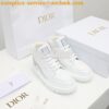 Replica Dior D-Player Sneaker White Blue Quilted Nylon KCK315N