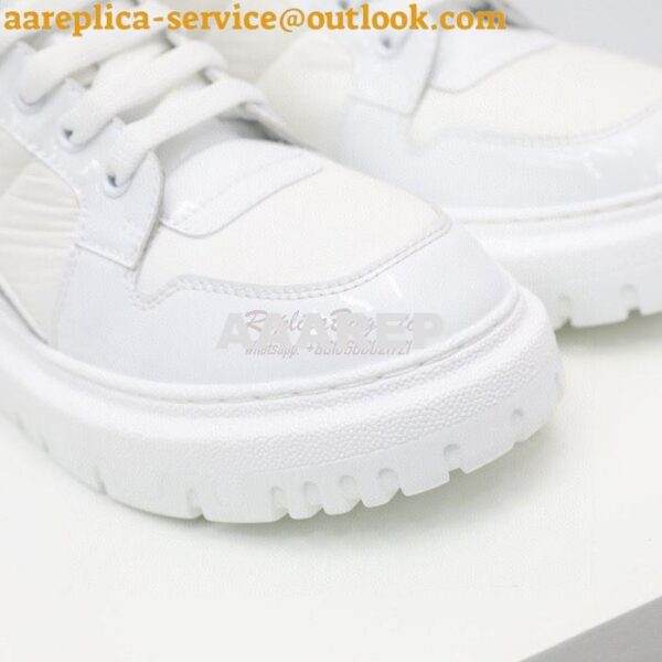 Replica Dior D-Player Sneaker White Quilted Nylon KCK315N 9