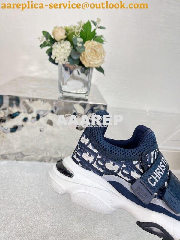 Replica Dior D-Wander Sneaker Oblique Technical Fabric KCK299 8