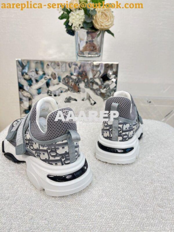 Replica Dior D-Wander Sneaker Oblique Technical Fabric KCK299 14