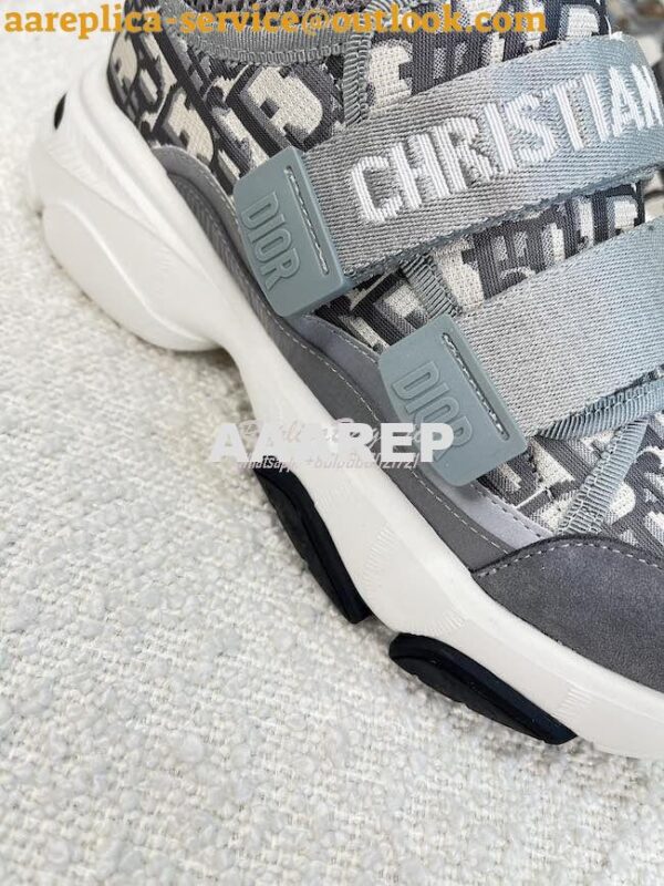 Replica Dior D-Wander Sneaker Oblique Technical Fabric KCK299 17