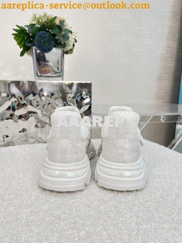 Replica Dior D-Wander Sneaker White Camouflage Technical Fabric KCK299 9