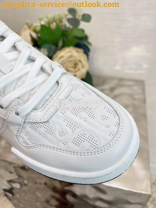 Replica Dior Men Female One Sneaker with Oblique Perforated Calfskin K 7