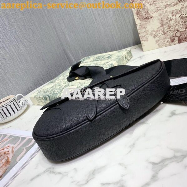 Replica Dior Saddle Bag Black Grained Calfskin 1ADPO093 8