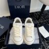 Replica Dior Men's Women‘s B24 SNEAKER White Dior Oblique Canvas 3SN248 Black 2