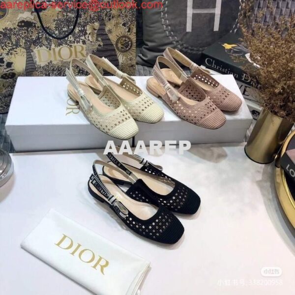 Replica Dior Pumps Designer Dior Sneakers Flats Shoes Women 81106 Off White 9