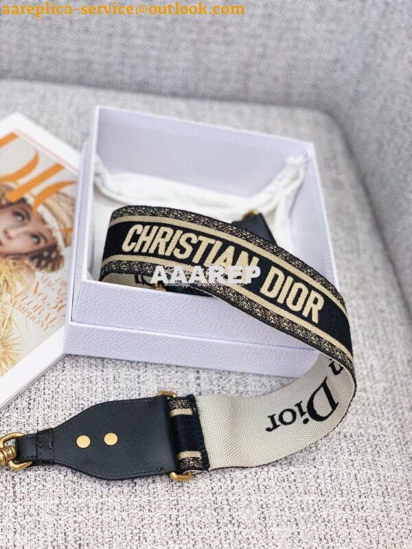 Replica Dior Shoulder Strap Black 14 2