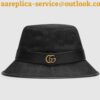 Replica Gucci Black Original GG Canvas Baseball Hat With Web 2