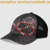 Replica Gucci Black Original GG Canvas Baseball Hat With Web