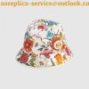 Replica Gucci Fedora hat with Flora print