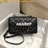 Replica Dior Small Caro Bag Black Gold Lucky Star Cannage Lambskin M92