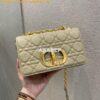 Replica Dior Small Caro Bag Soft Cannage Calfskin M9241 Cognac