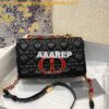 Replica Dior Small Dioramour Caro Bag Latte Cannage Calfskin with Hear 2