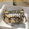 Replica Dior Small Dioramour Caro Bag Latte Cannage Calfskin with Hear