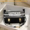 Replica Dior Small DiorCamp Bag Beige Jute Canvas Embroidered with Dio