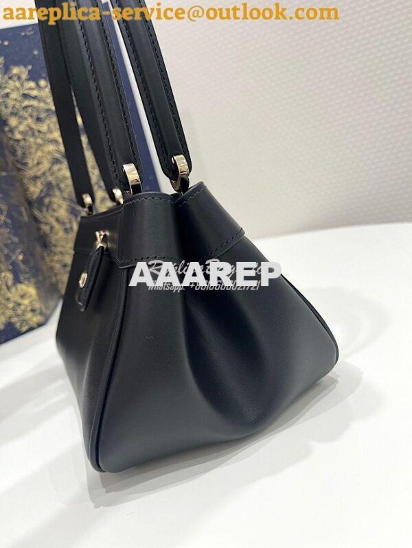 Replica Dior Small Key Bag Black Box Calfskin M1844 2