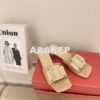 Replica Dior Idylle Heeled Slide Patent Calfskin and Grosgrain KCQ795 2