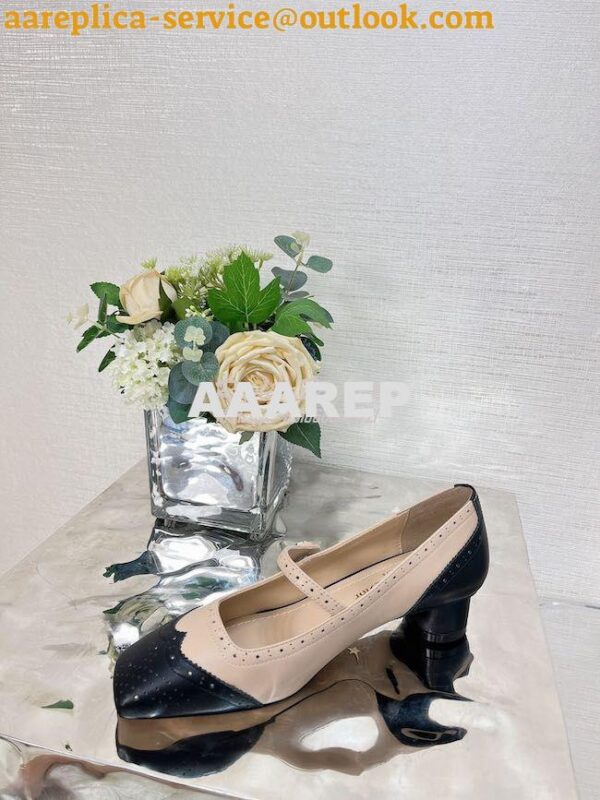 Replica Dior Spectadior Ballet Pump Perforated Calfskin KCB764 7